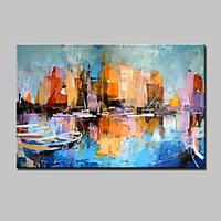 Ölgemälde handgemalt abstrakt modern mit gestrecktem Rahmen / gerollte Leinwand ohne Rahmen gerollt