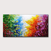 Ölgemälde handgemalte abstrakte Landschaft klassische moderne gerollte Leinwand ohne Rahmen gerollt Lightinthebox