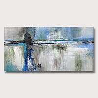 Ölgemälde handgemalte abstrakte moderne gerollte Leinwand ohne Rahmen gerollt Lightinthebox