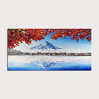 Ölgemälde handgemalte Landschaft moderne gerollte Leinwand ohne Rahmen gerollt Lightinthebox