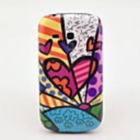 Ölgemälde Schwert-Herz-harter Rückseite Fall für Samsung Galaxy S3 I8190 Mini