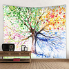 Ölgemälde Stil Wandteppich Kunst Dekor Decke Vorhang hängen zu Hause Schlafzimmer Wohnzimmer Dekoration Leben Baum Lightinthebox