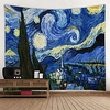 Ölgemälde Stil Wandteppich van Gogh Kunst Dekor Decke Vorhang hängen zu Hause Schlafzimmer Wohnzimmer Dekoration Sternennacht Lightinthebox