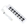 LITBest LED-Anzeige USB 2.0 nach USB 2.0 USB-Hub 7 Häfen Für Windows,  PC,  Laptop Lightinthebox