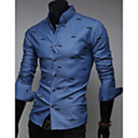 Mainiya Denim Langarm-Shirt (hellblau)