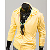 Mainiya Lässige British Style Fashion Kapuzenpullover (Gelb)