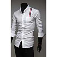 Mainiya Lässige Langarm-Shirt (weiß)