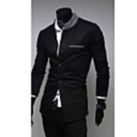 Mainiya Ständer Langarm-Jacke (schwarz)