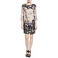 Maipinku Frauen Blumendruck Chiffon-Kleid