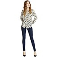 Maipinku Frauen-Pan-Kragen Chiffon Casual Shirt