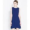 Maipinku Frauen Round Neck A-Line Chiffon-Kleid
