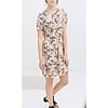 Maipinku Frauen Round Neck Chiffon Casual Dress