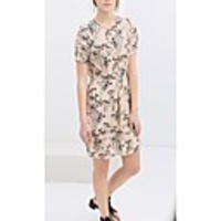 Maipinku Frauen Round Neck Chiffon Casual Dress
