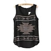 Maipinku Frauen Rundhals Baumwolle ärmellose Bluse