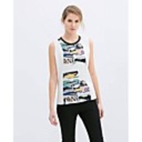 Maipinku Frauen Rundhals Baumwolle Ärmelloses T-Shirt