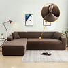 Maissamt Sofabezug 1-teiliger Couchbezug passend für 1-4 Sitzer L-Form Couch weicher Stretchbezug Elasthan-Jacquard-Stoff einfach zu installieren Lightinthebox