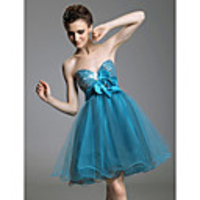 MAITE - Kleid für Cocktailparty aus Tafft und Tüll