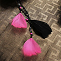 Maizi Frauen Böhmen Feder Armband jik-247