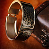 Maizi Frauen Einfache Leopard Druck Kleine Armband jik-267