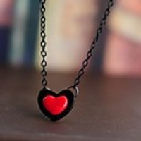 Maizi Frauen-Herz-Form-Metallhals