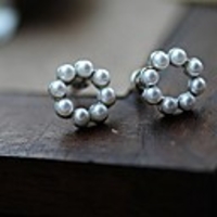 Maizi Frauen Pearl Studs