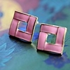 Maizi Frauen Rhombus Form Studs