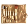 Make-up Pinsel Set,  7 Stück professionelle Make-up Pinsel Set Werkzeuge Make-up Toilettenartikel Set mit Etui (Gold) Lightinthebox