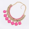 Maki Gem Diamonade Elegante Halskette Fuchsia