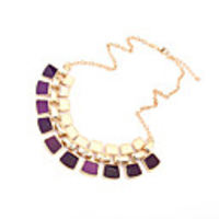 Maki Gem Eleganter Bonbon Elegante lila Halskette