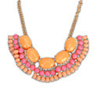 Maki-Süßigkeit-Farben Süße Sector Fuchsia Halskette