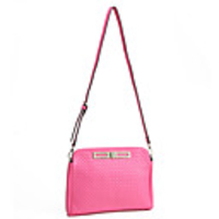 Makko Amboss Kuhfell Schultertasche (Rosa)