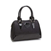 Makko Calico Color Matching Bucket Bag (Schwarz)