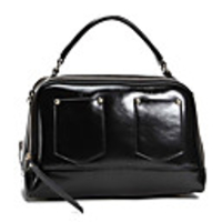 Makko Damenledertasche (schwarz)