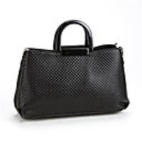 Makko Elegante Genius Leder Solid Color Tragetasche (schwarz)