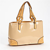 Makko Elegante Lackleder-Tasche (Almond)