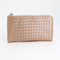 Makko Elegante PU Lange Clutch Bag Wallet (Almond)