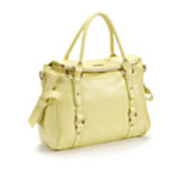 Makko Farbe bowknot tragbare Tasche (Gelb)