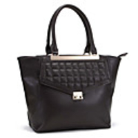 Makko Farbe tragbare Tasche (Schwarz)