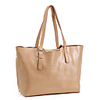 Makko Fashion Genius Leder Solid Color Lässige Tragetasche (Almond)