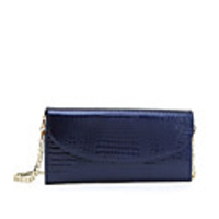 Makko Fashion Genius Leder Solid Color Zipper Wallet / Clutch-Bag