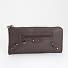 Makko Fashion Genius Leder Solid Color Zipper Wallet