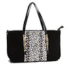 Makko Graceful Leopard-Pelz-Schultertasche / Einkaufstasche