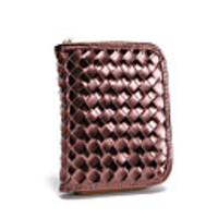 Makko Handmade Knit Short Pattern Zipper Purse (Screen Color)