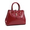 Makko Kuhfell Delikatesse Agrafe tragbare Tasche (Wein)