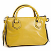 Makko Kuhfell Tragbare Dual Purpose Bag (Gelb)