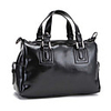 Makko Kuhfell Tragbare Messenger Bag (Schwarz)