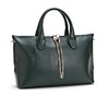 Makko Metallkette Dekorieren Kuhfell tragbare Tasche (Gr?n)