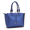 Makko Pearly Lustre Kuhfell tragbare Tasche (Royal Blue)