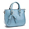 Makko Pu Bowknot Anh?nger tragbare Tasche (Light Blue)