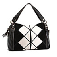 Makko Pu Mit Color Matching Pelz tragbare Tasche (Screen Color)